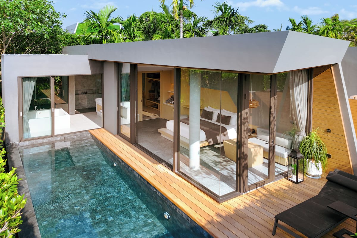 Garden Pool Villa | Blick auf den Garten