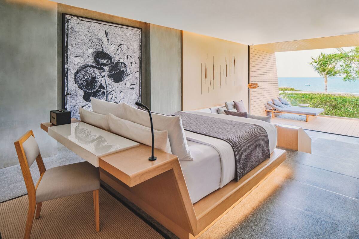 beachside seaview pool villa | 1 bedroom, down duvets, free minibar, in-room safe