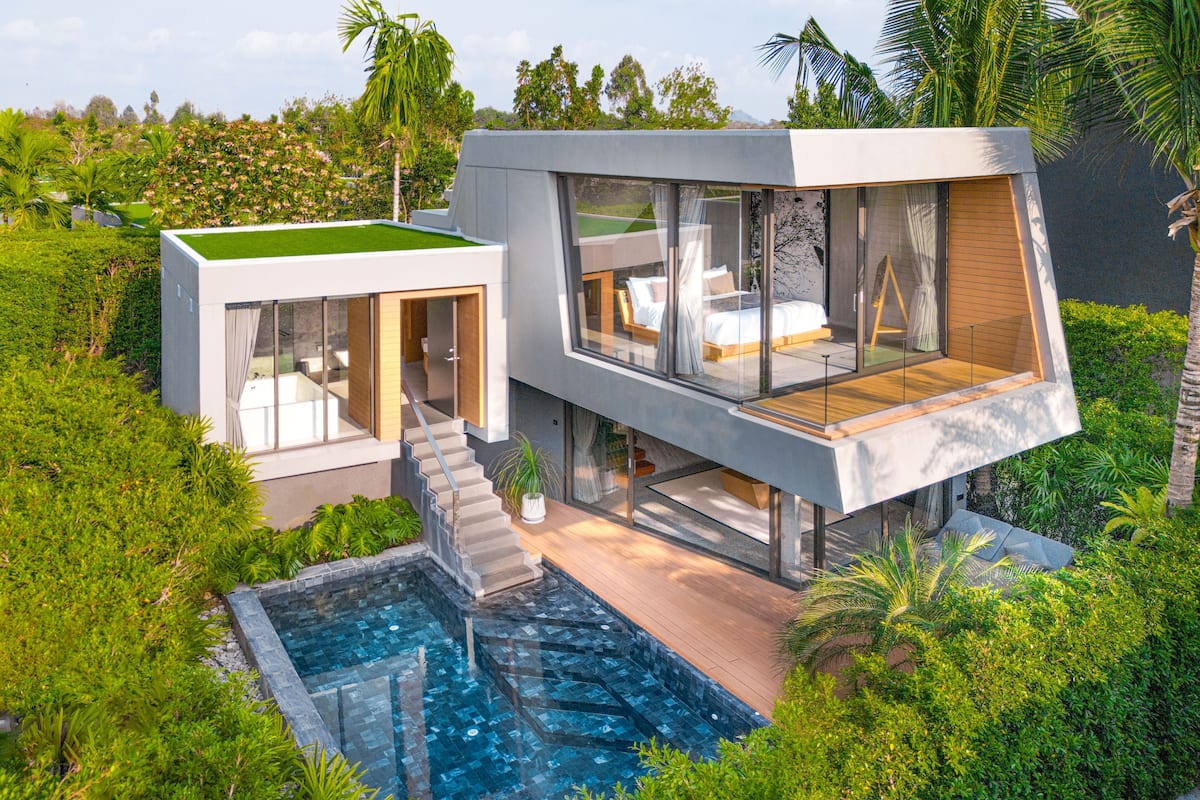 Duplex Grand Pool Villa | Pemandangan taman
