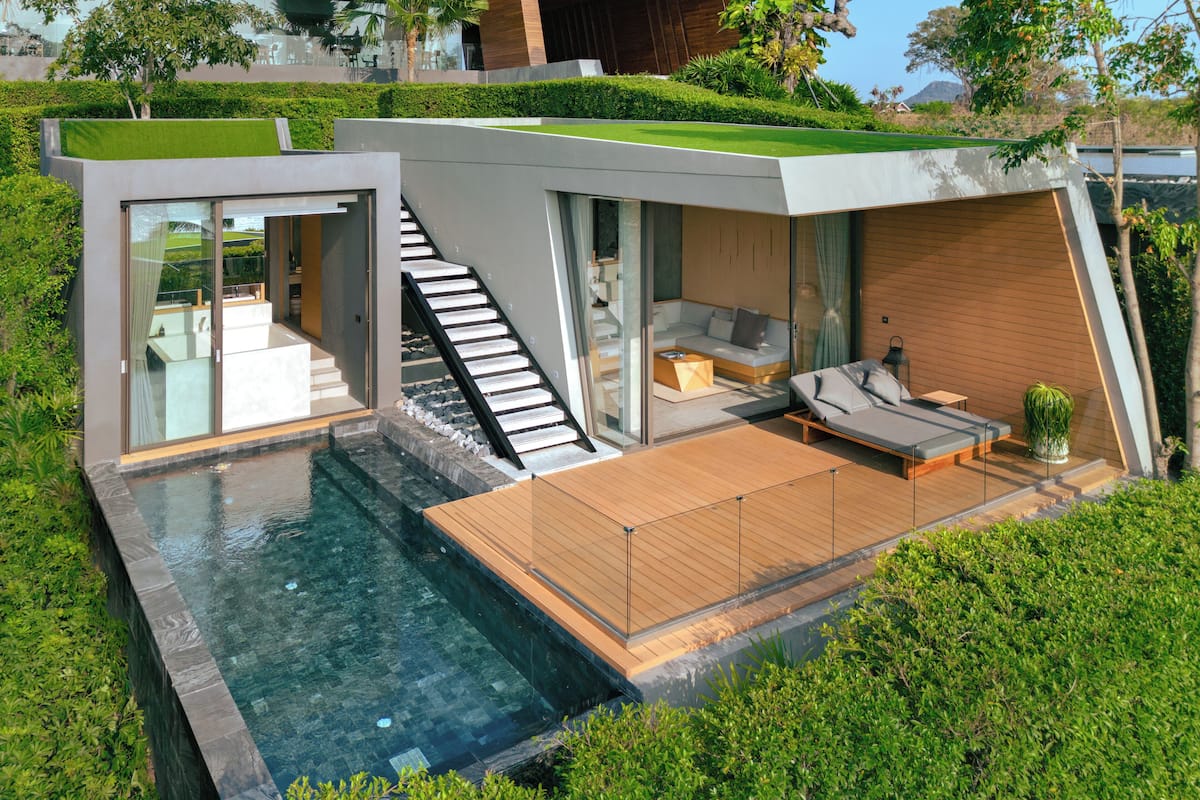 Beachside Seaview Pool Villa | Pemandangan pantai/laut