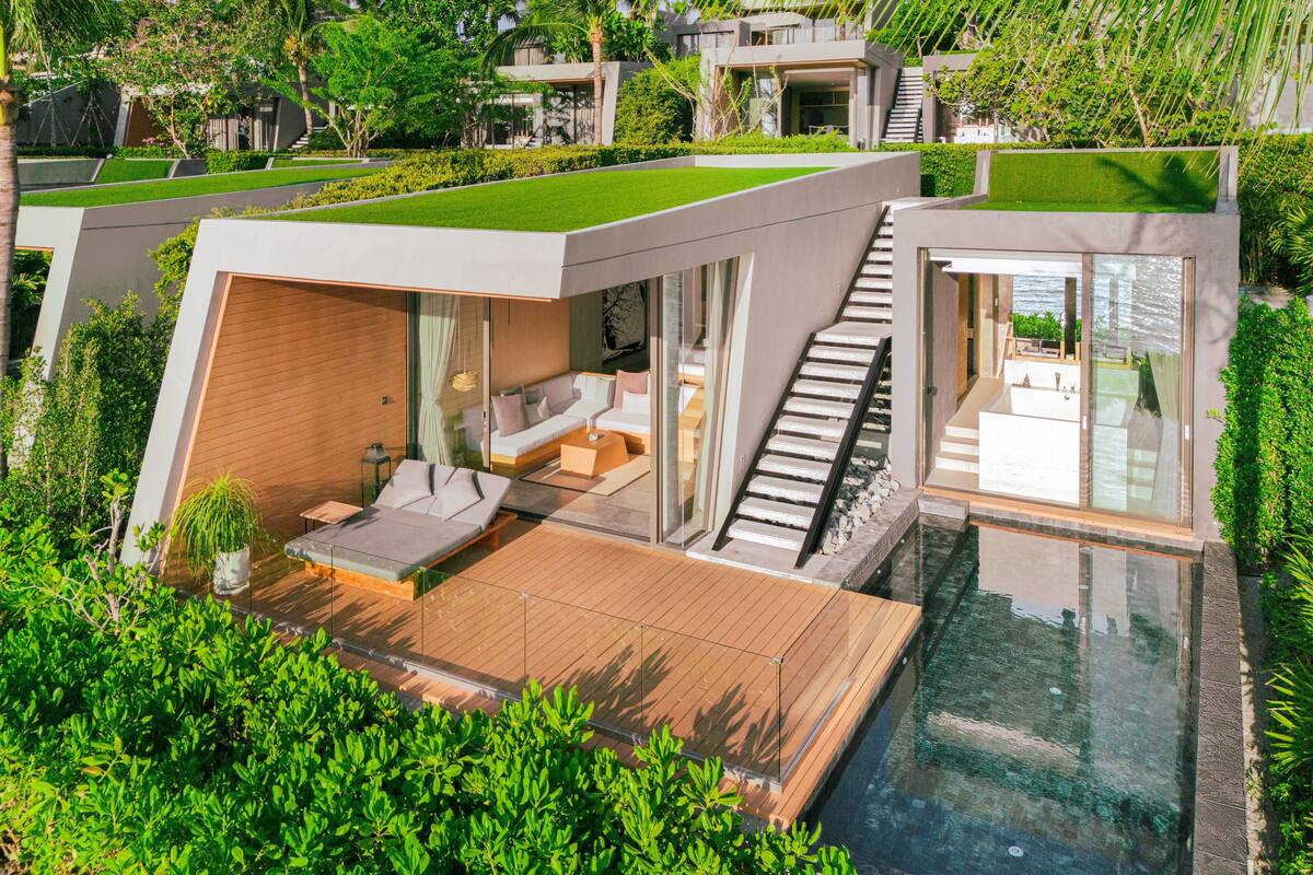 Beachfront Grand Pool Villa | Pemandangan pantai/laut
