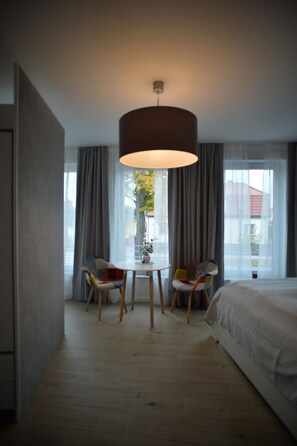 Appartement (201 - plus cleaning Fee 30 EUR) | Literie hypoallergénique, décor unique, rideaux d’obscurcissement