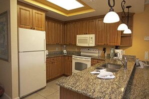 Fridge, microwave, coffee/tea maker