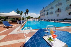 Indoor pool, seasonal outdoor pool