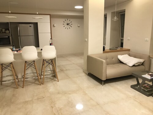 A new  apartment FOR PESACH. 9-28 in APRIL. next to King David Hotel. KOSHER.