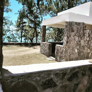 Basic Double Room, 1 Queen Bed, Non Smoking, Beach View (Blue) | Garden view - Le Shanoa (Rodrigues Island)