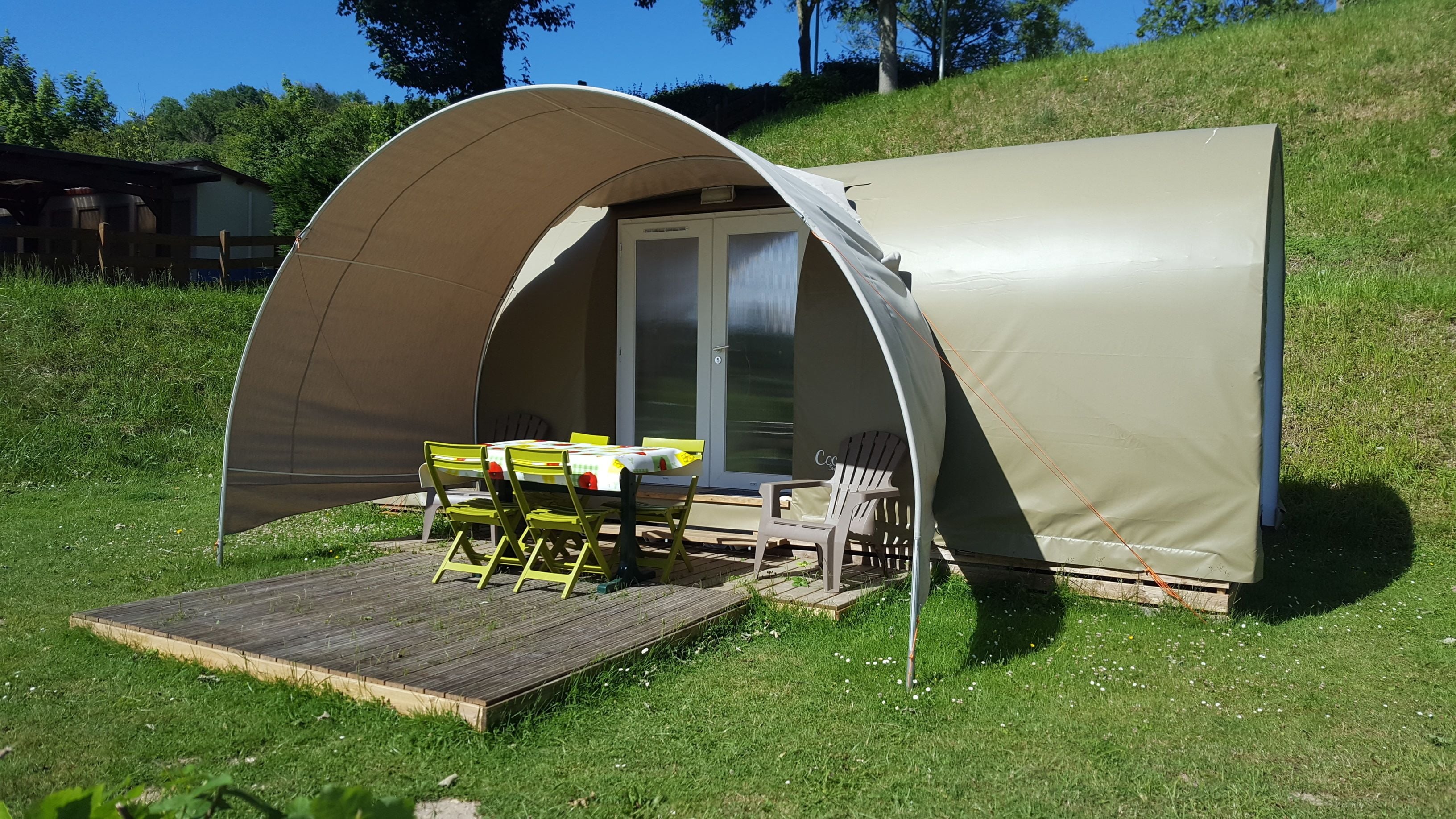 帳篷, 2 間臥室, 共用浴室 | 露台/庭院