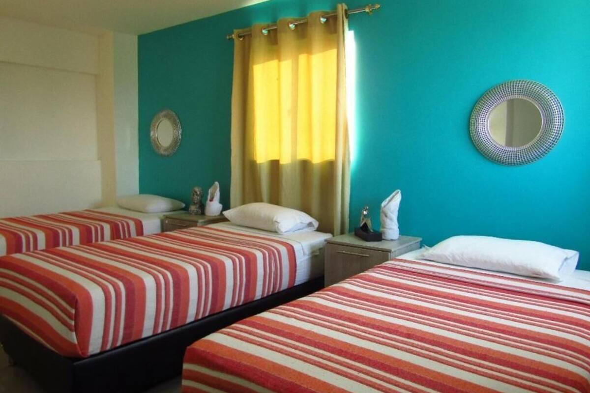 Triple Room | In-room safe, iron/ironing board (on request), WiFi (free), bed sheets