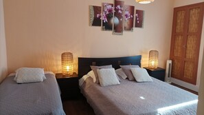 1 habitación y ropa de cama de alta calidad