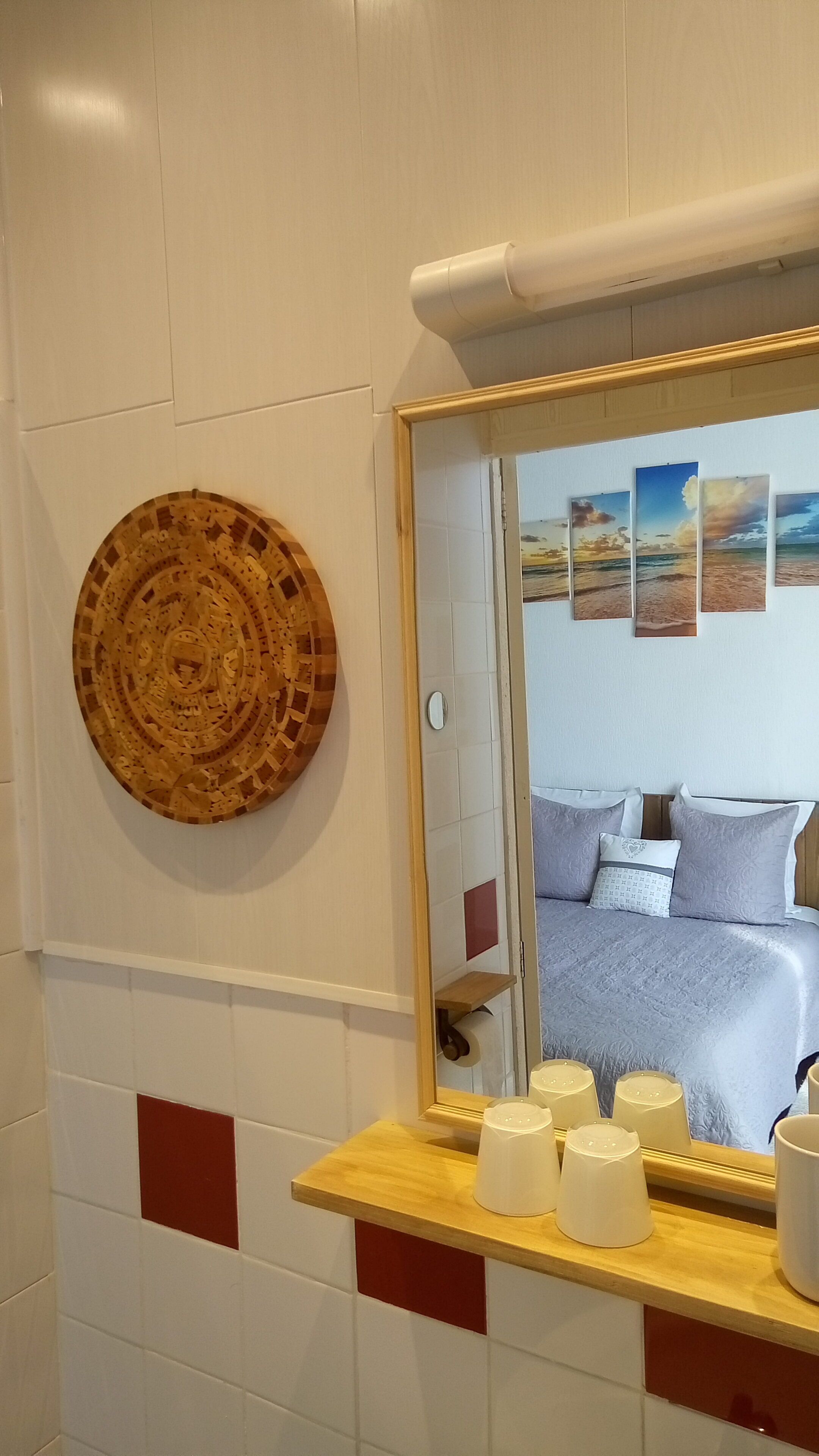 Family Triple Room, Multiple Beds, Garden View (Nature) | Bathroom | Shower, hair dryer, towels