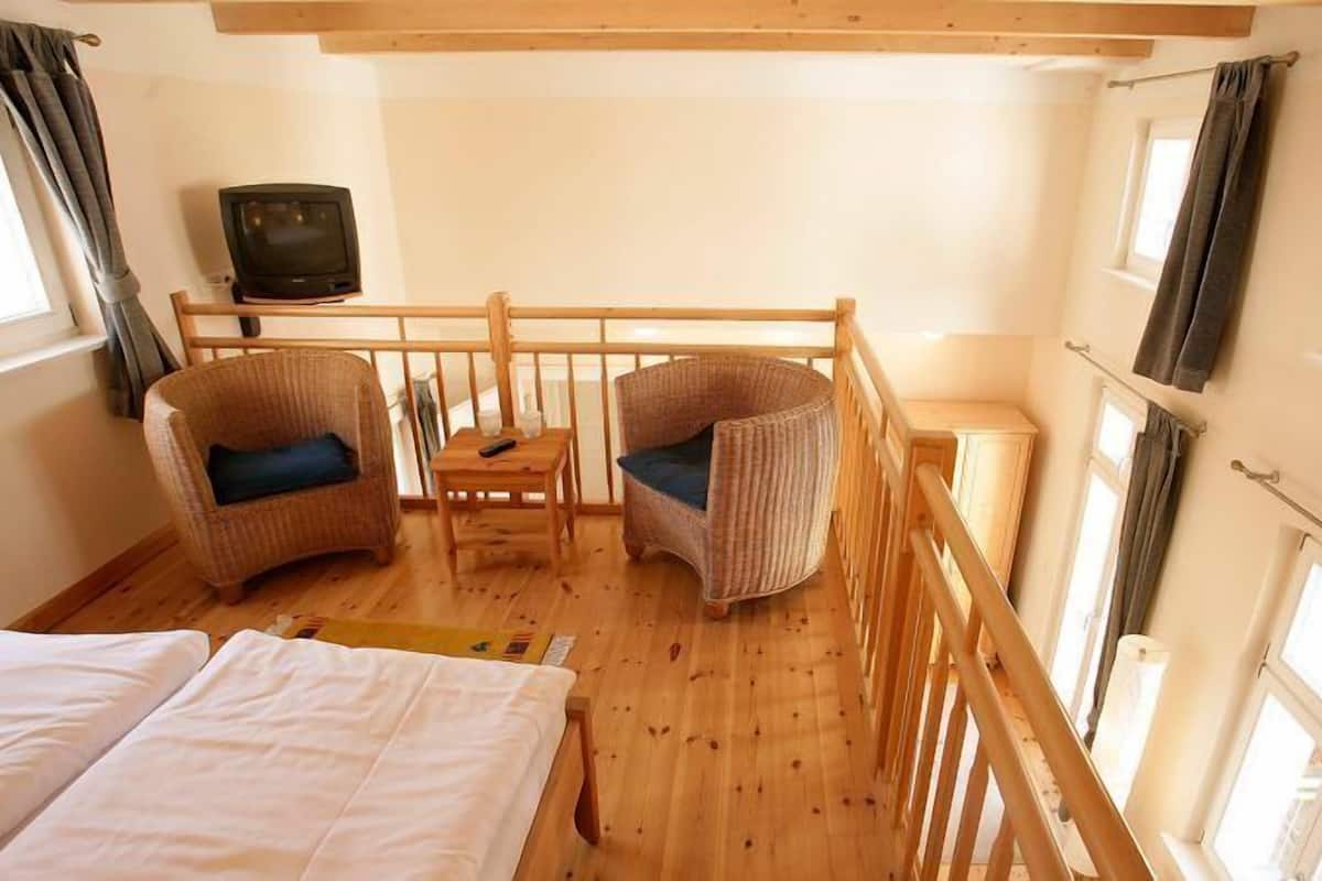 Galerieappartement | Schreibtisch, kostenloses WLAN