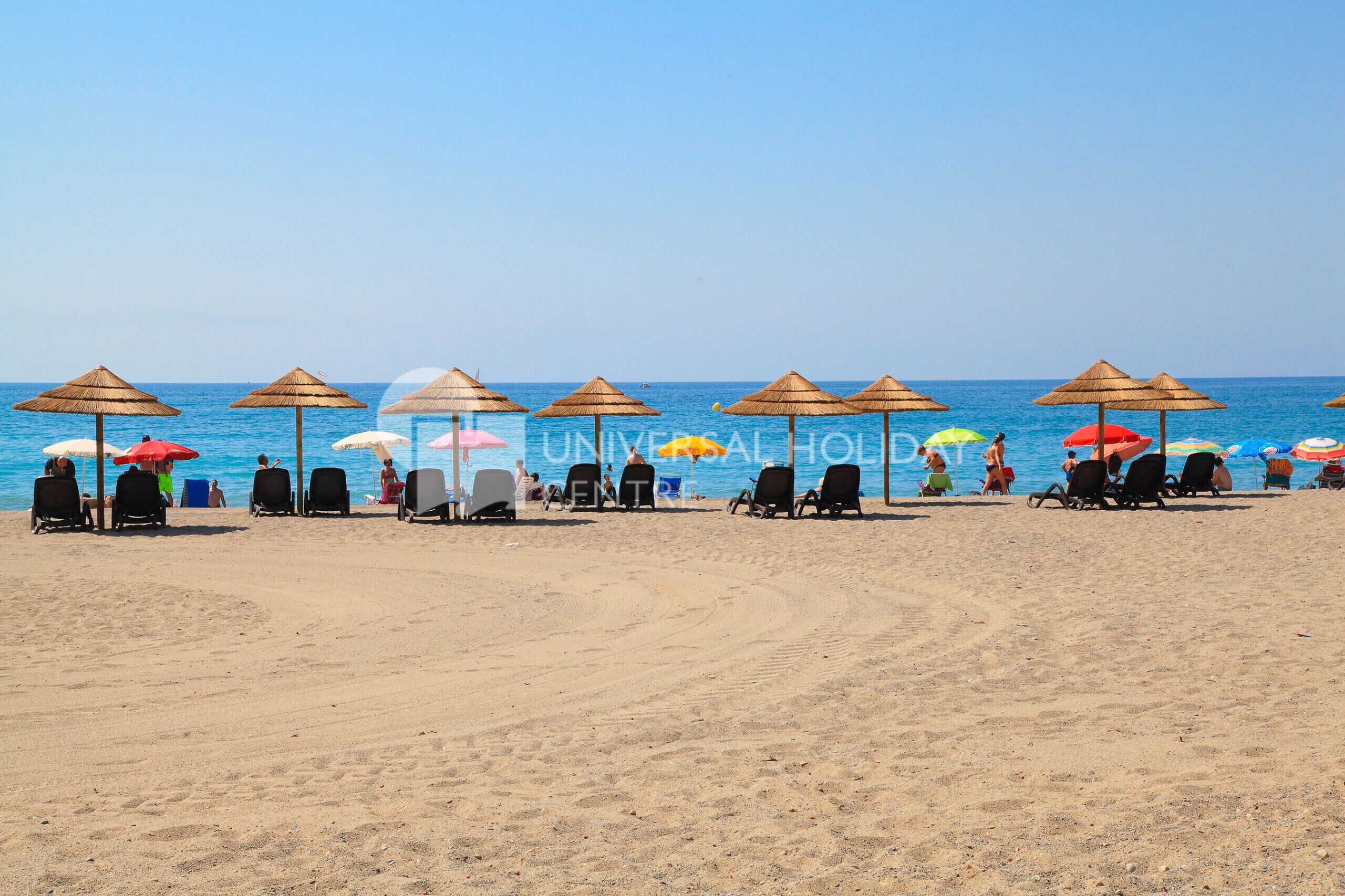 Vlak bij het strand