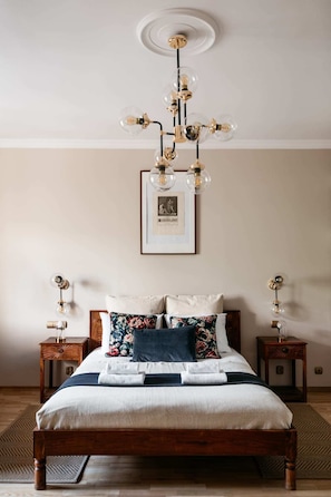 Deluxe Apartment, City View | 1 bedroom, desk, soundproofing, iron/ironing board