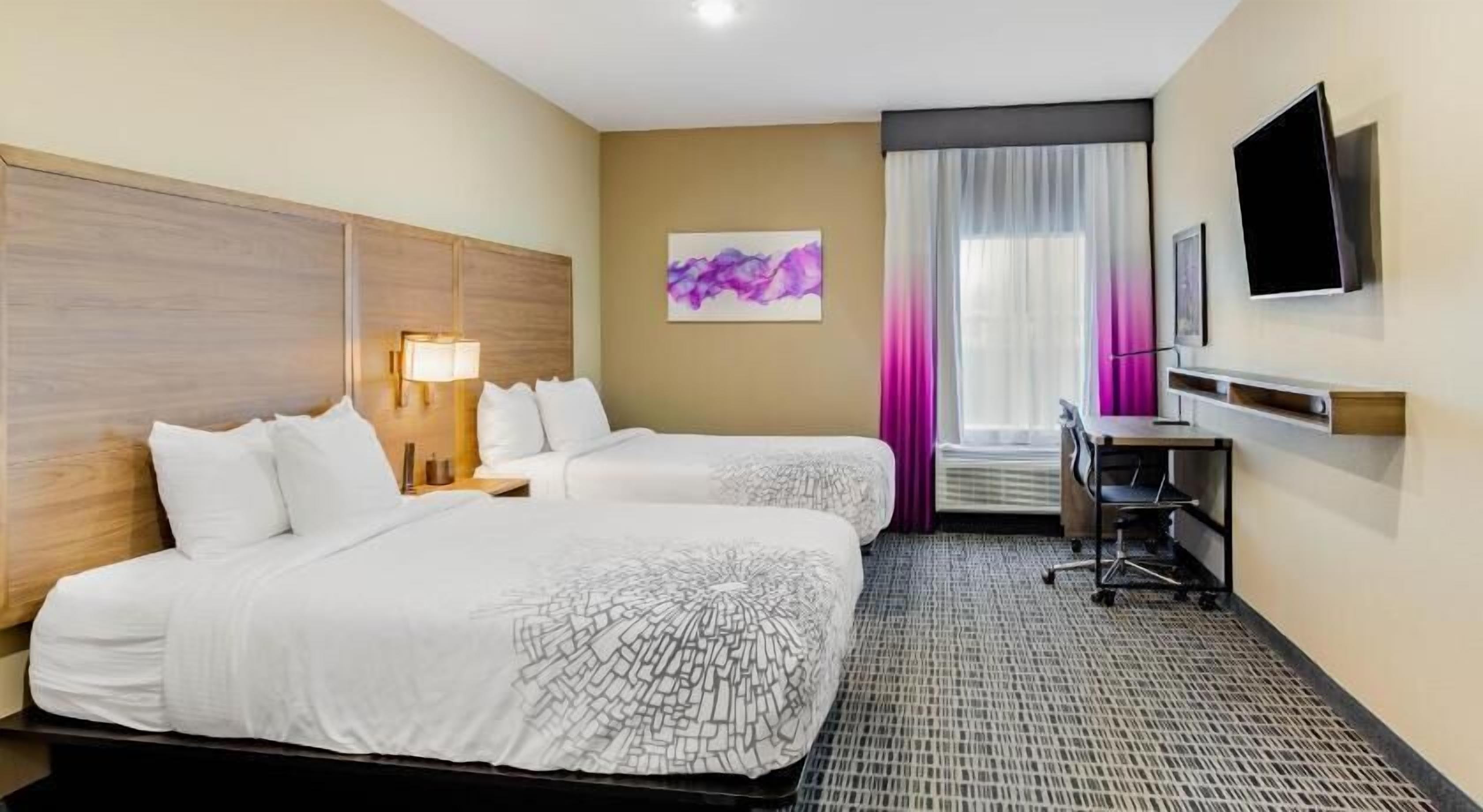 Desk, blackout curtains, iron/ironing board, free WiFi
