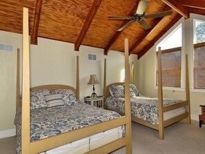 4 habitaciones y escritorio