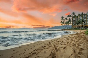 On the beach