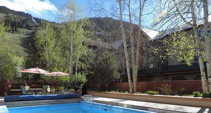 3 bedroom, two baths, in-town location only 150 yards to the lifts