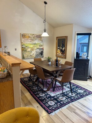 Dining - 3 bedroom, two baths, in-town location only 150 yards to the lifts (Telluride)