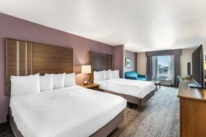 Blackout drapes, iron/ironing board, free WiFi, bed sheets