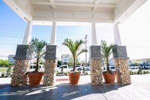 Entrada de l'allotjament