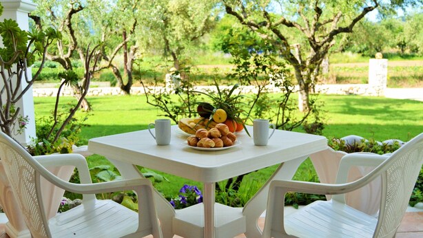 Basic Double Room, Garden View | View from room - Soulis studios&apartments (Zakynthos)