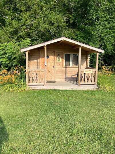 "Akeman" Camping Cabin #5 | Pet Friendly