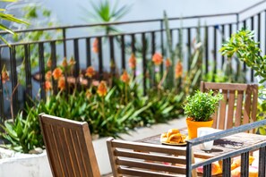 Terrace/patio - Lilys Apartments (Rethymno)