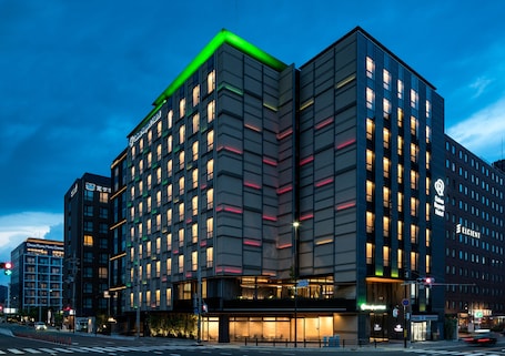 Front of property - evening/night. Daiwa Roynet Hotel Kyoto Terrace Hachijo PREMIER