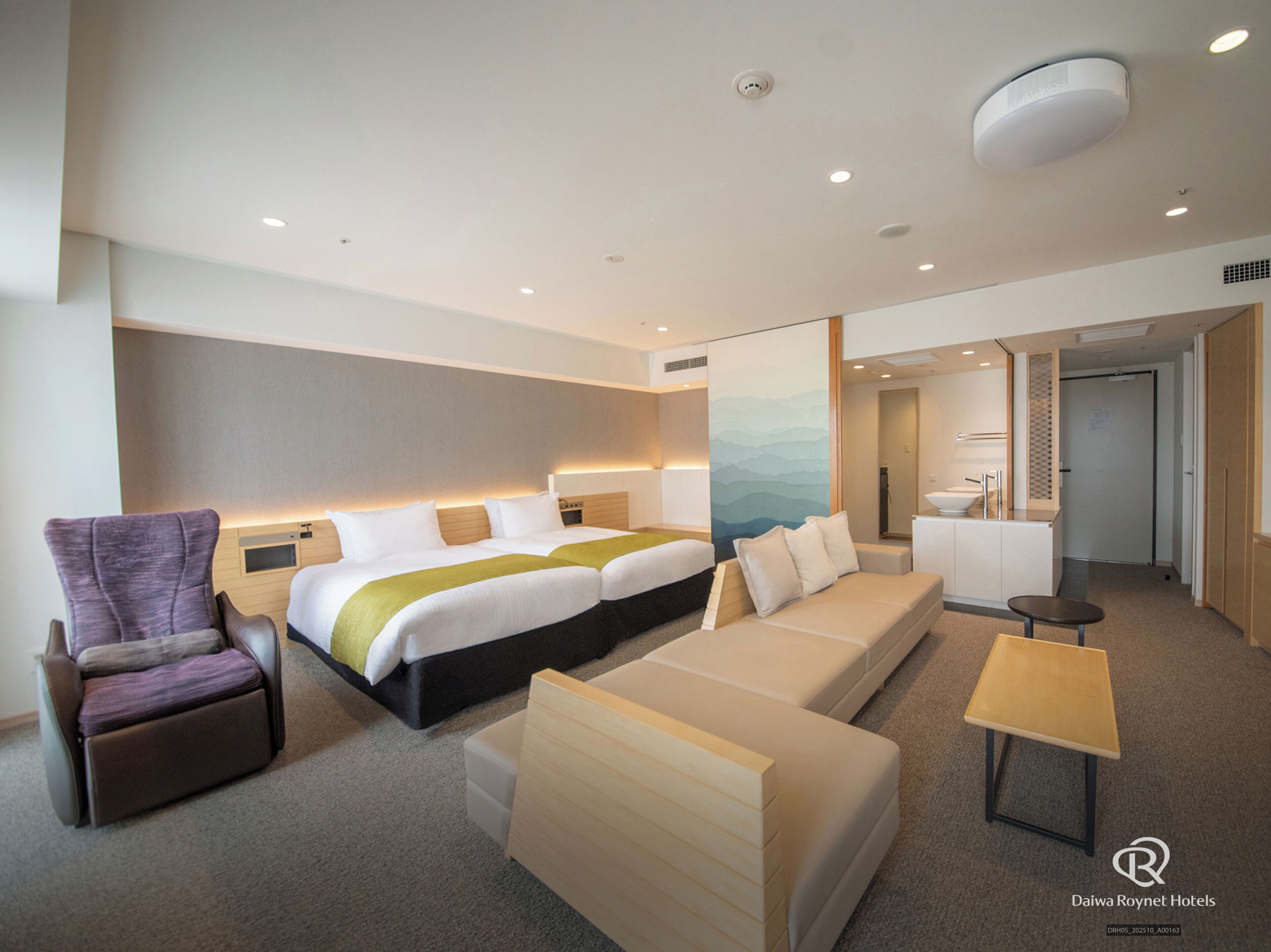 Habitación de lujo con 2 camas individuales, para no fumadores | Caja de seguridad en la habitación, escritorio y cortinas blackout 