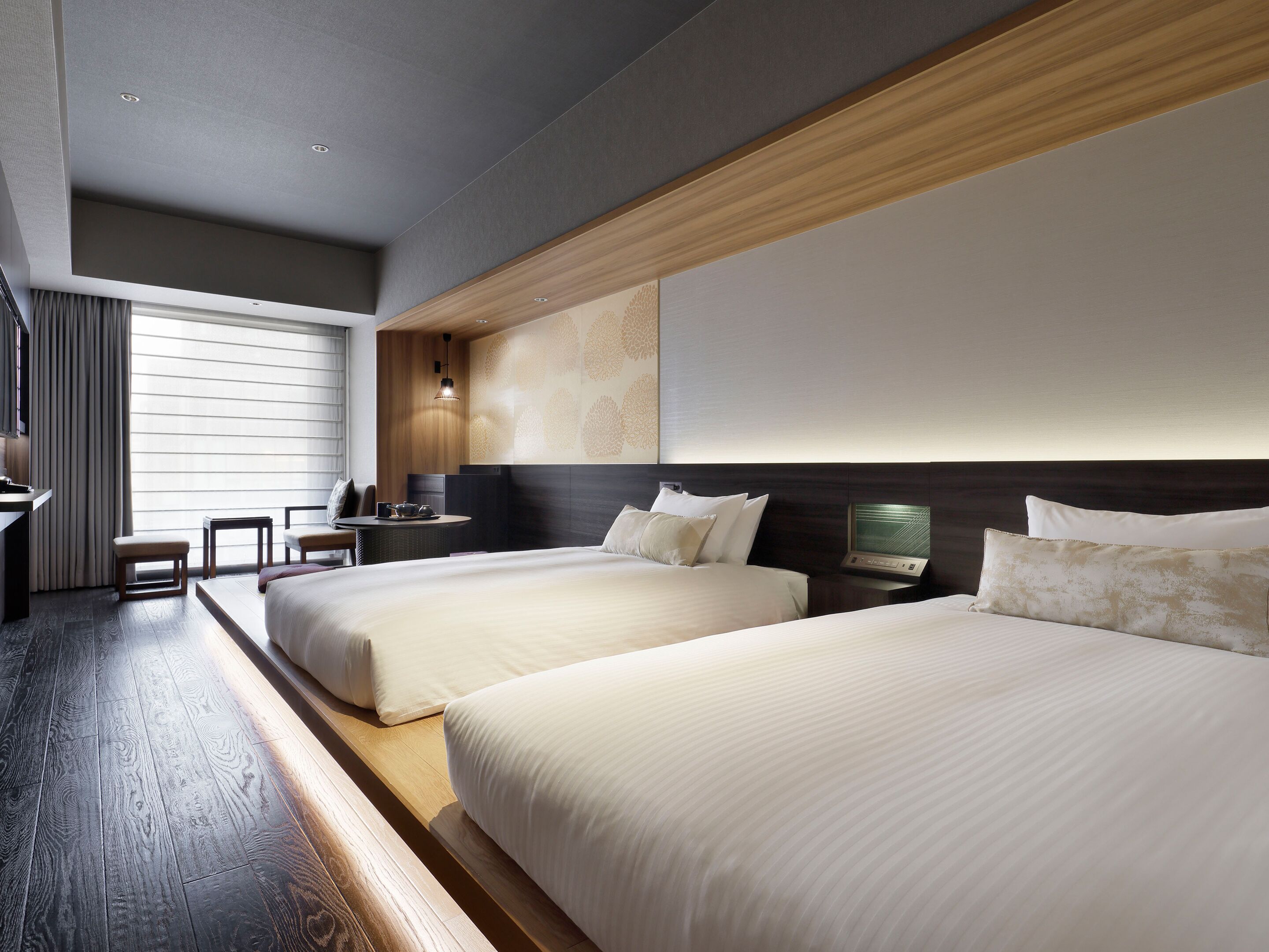 华丽客房, 无烟房 (2 beds) | 客房内保险箱、隔音、免费 WiFi、床单
