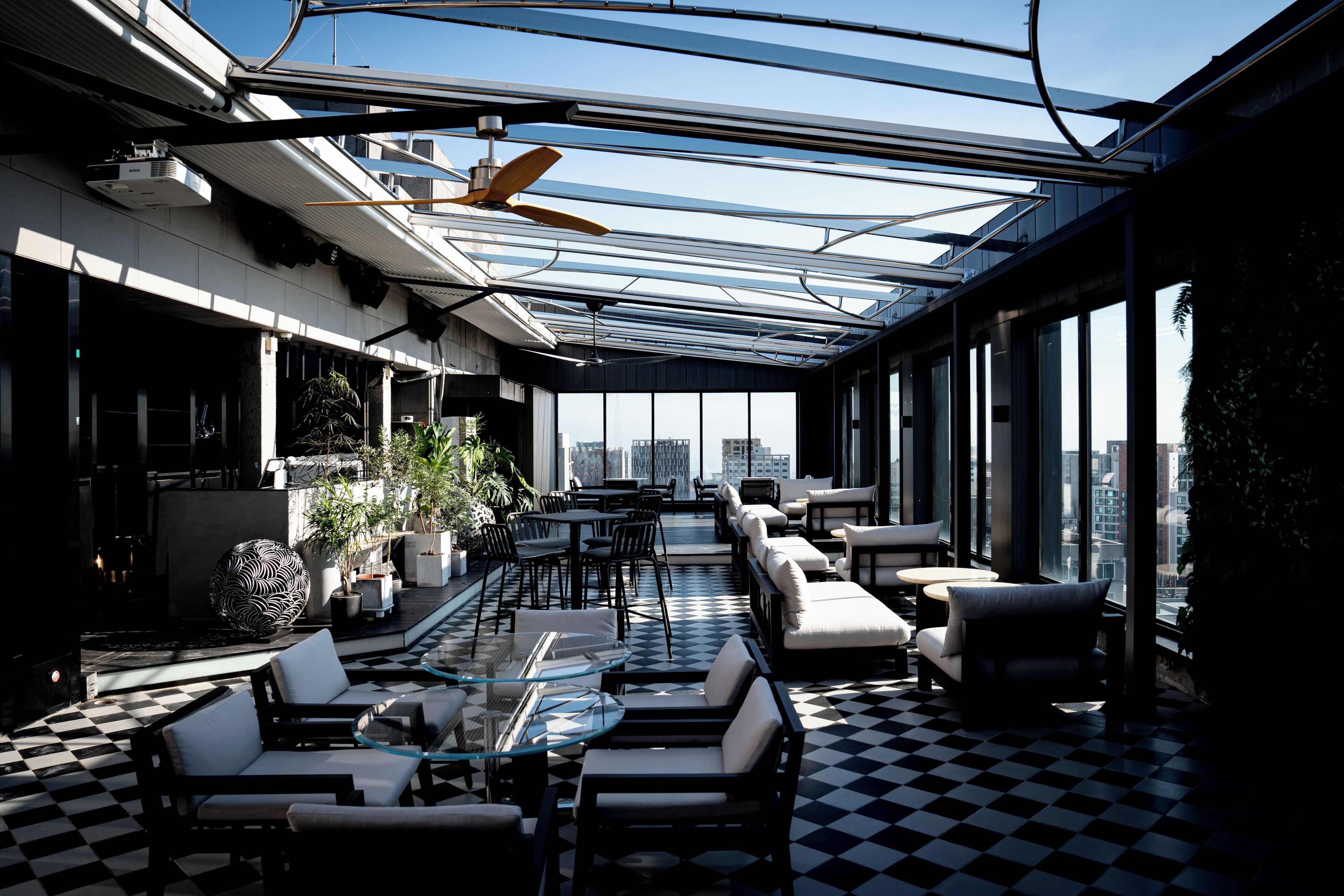 Terrasse sur le toit