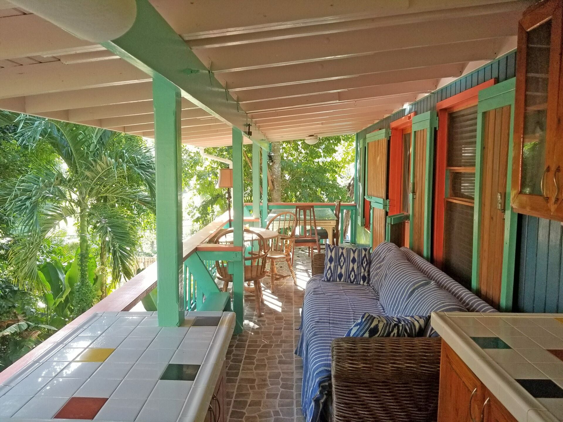 Peaceful Cottages in the tropical forest of St John in the Virgin Islands in St John, U.S. Virgin Islands