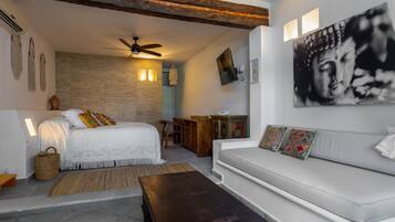 Plunge Pool Suite | In-room safe, blackout drapes, iron/ironing board, free WiFi