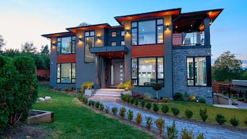 Front of property – evening/night