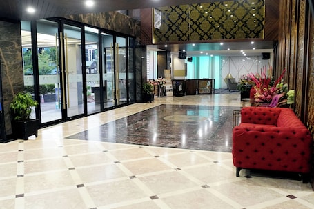 Sala de estar en el lobby