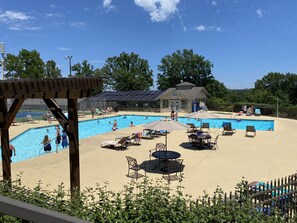 Indoor pool, outdoor pool