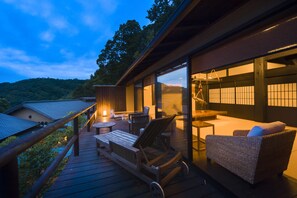 Kamer, uitzicht op oceaan (Japanese Western Style, Open-air Bath) | Kameruitzicht