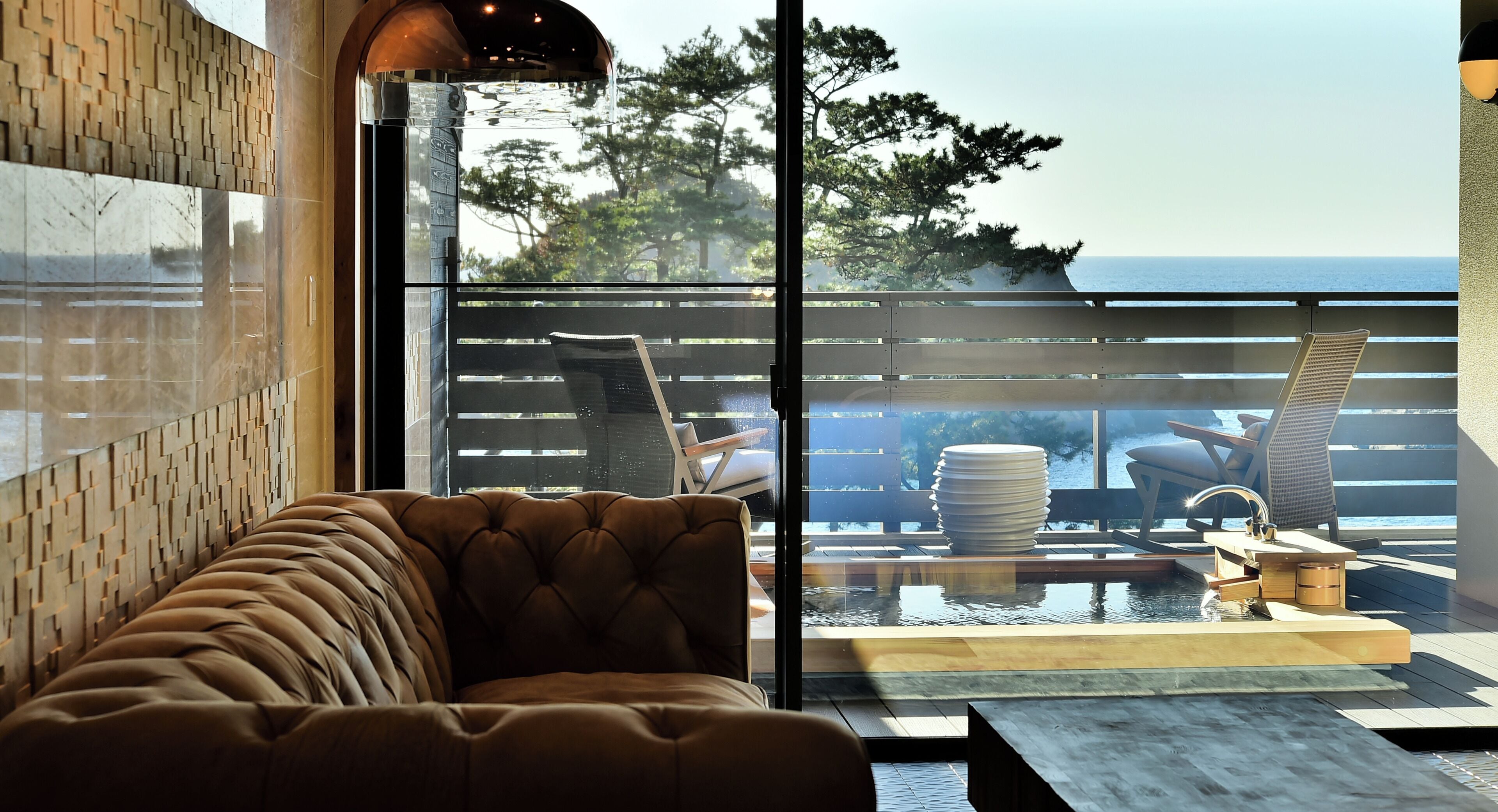 Zouge Guestroom with Open-Air Bath, Non Smoking | Premium bedding, down comforters, minibar, in-room safe