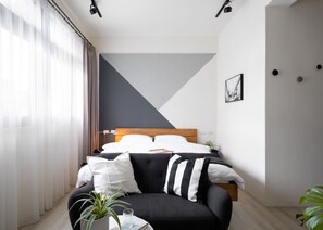 Design Double Room | Individually furnished, desk, laptop workspace, blackout drapes - Mr Nordic Inn (Hualien City)