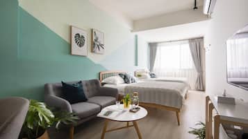 Classic Quadruple Room | Individually furnished, desk, laptop workspace, blackout drapes