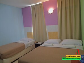 Superior Triple Room, Multiple Beds, City View | Living area | Flat-screen TV - Adamson Inn Penang (Bukit Mertajam)