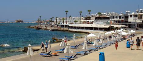 Beach nearby, beach shuttle