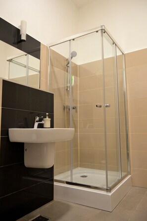 Bathroom shower - Guest House 1568 (Cluj-Napoca)