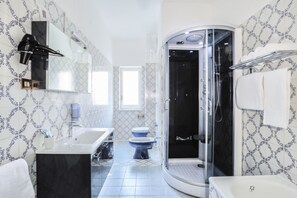 Apartment, 2 Bedrooms, Pool Access | Bathroom - Modern Apartment with Terrace, Swimming Pool&Tennis (Sorrento)