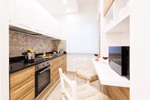 Apartment, 2 Bedrooms | Private kitchen | Coffee/tea maker, electric kettle, toaster oven, spices - Style House a few step from Sorrento main square (Sorrento)