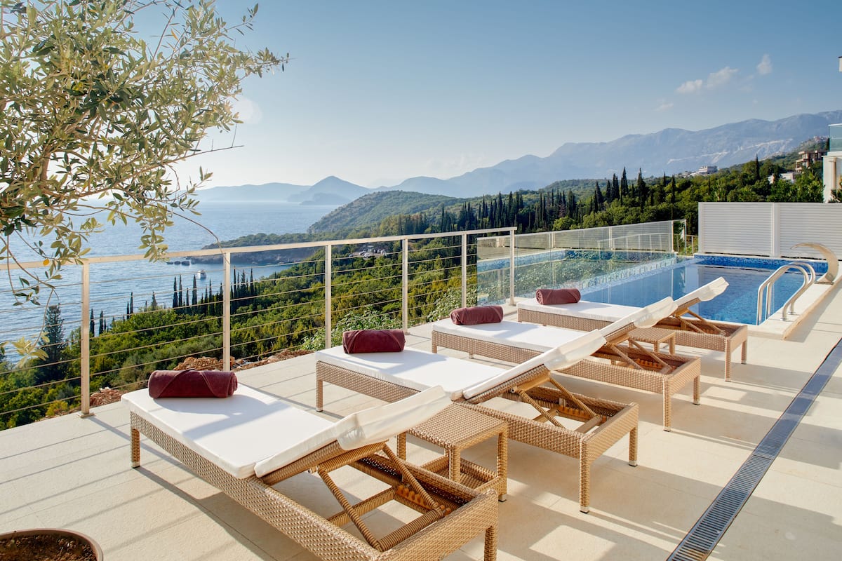 Villa (Ananti) | Hochwertige Bettwaren, Minibar, Zimmersafe, Verdunkelungsvorhänge
