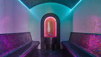 Sauna, hammam, soins corporels, enveloppements corporels