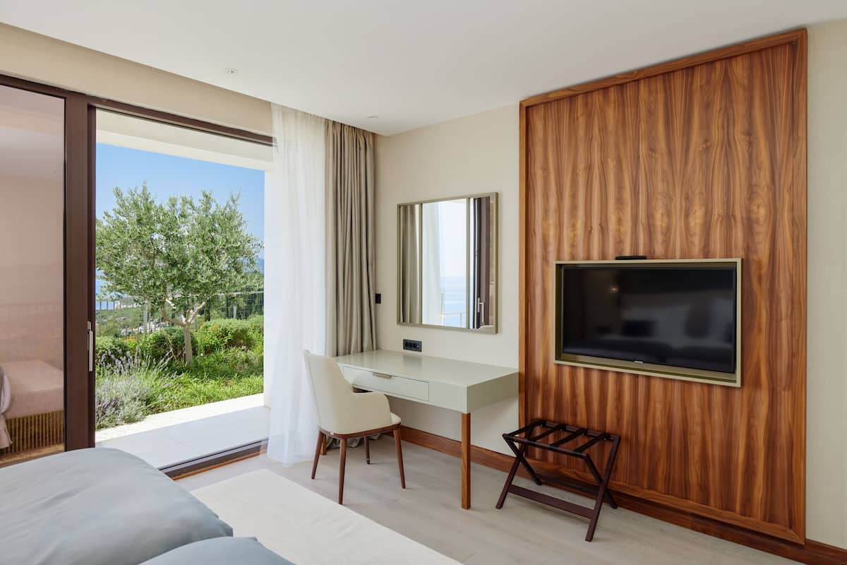 Deluxe-Villa | Hochwertige Bettwaren, Minibar, Zimmersafe, Verdunkelungsvorhänge