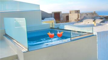 Studio Suite Superior, bồn tắm nước nóng, quang cảnh biển (terrace) | Bồn tắm thủy lực