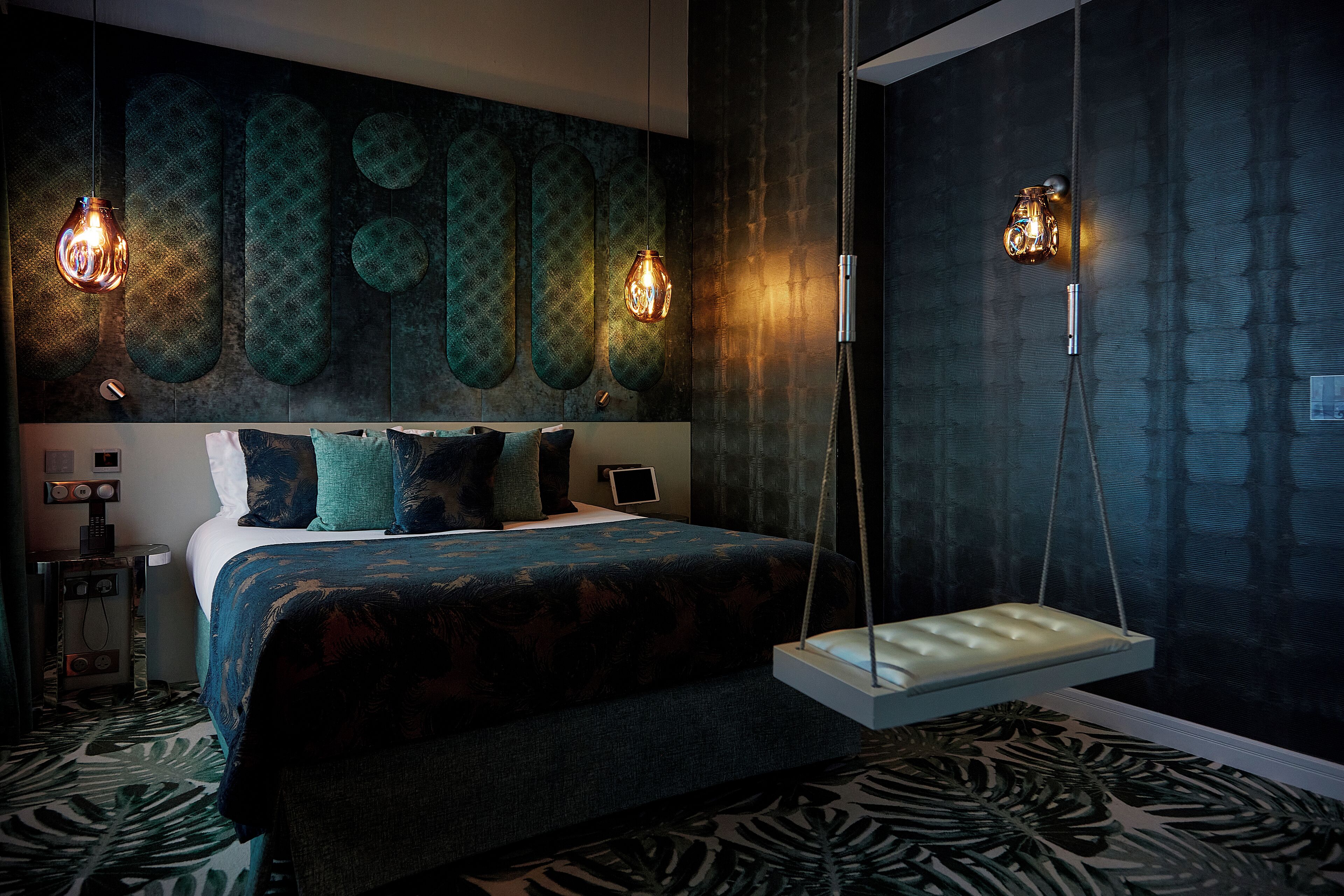 Phòng đôi Superior, 1 giường cỡ queen (Boudoir) | Bộ đồ giường cao cấp, két bảo mật tại phòng, màn/rèm cản sáng 